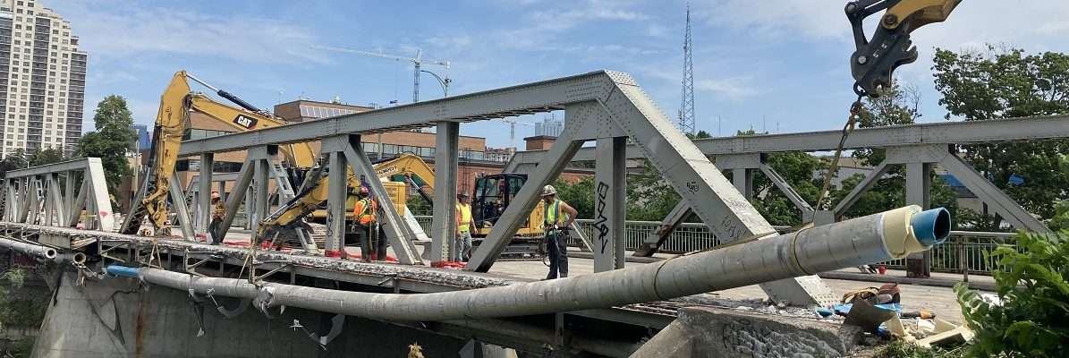 TerraBrute pipe at Ridout Street Bridge